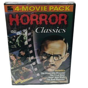 4 Movie Pack Horror Classics New In Package